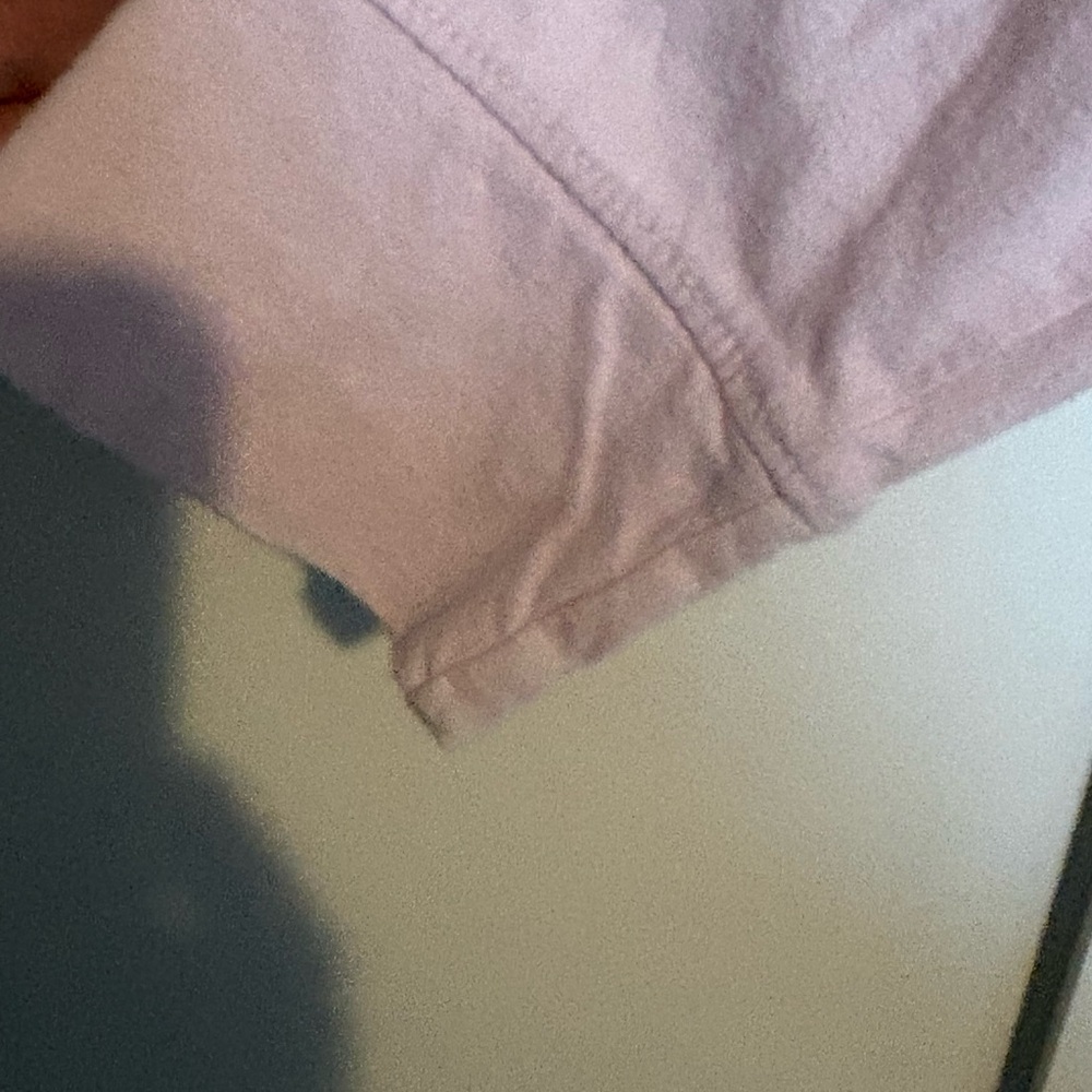 Lane Bryant Light Pink Ruffle Blouse - Picture 2 of 5